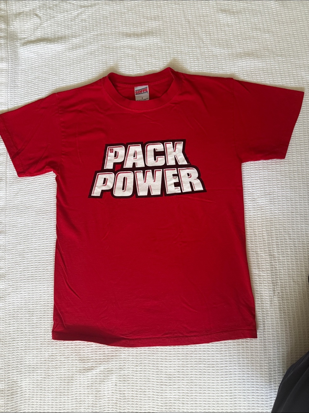 Soffe Red 'Pack Power' Graphic Tee